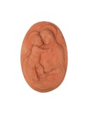 Oval Madonna in Terracotta